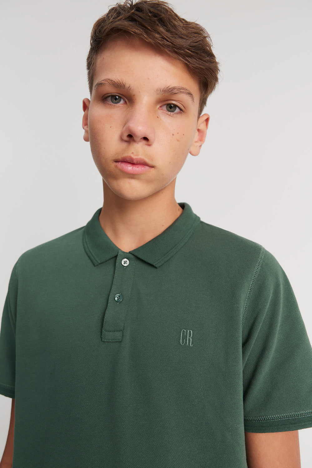 Teen Recycled Cotton Blend Polo Shirt
