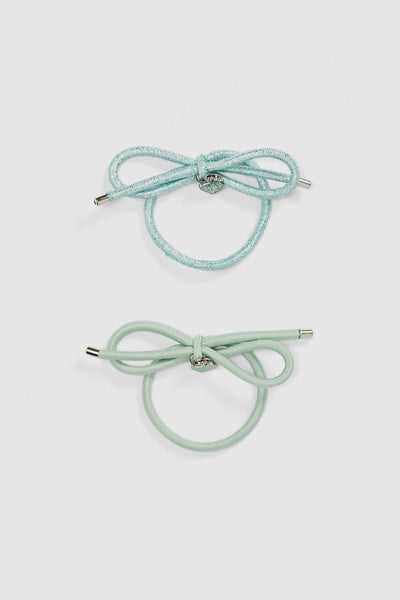 Bow Hair Tie Pack Of 2
