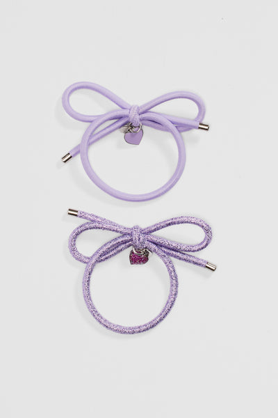 Bow Hair Tie Pack Of 2