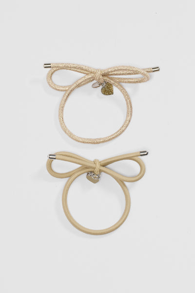 Bow Hair Tie Pack Of 2