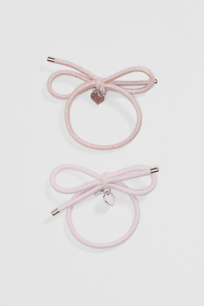 Bow Hair Tie Pack Of 2