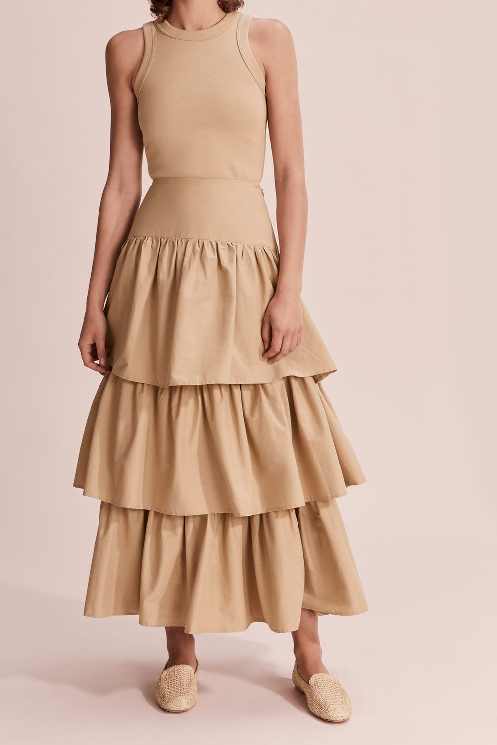 Tiered Ruffle Skirt