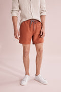 Polyester Solid Swim Short