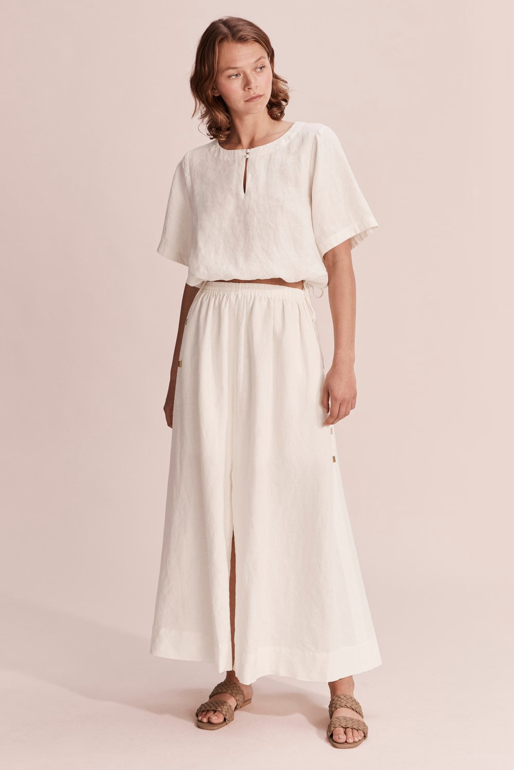Full Linen Skirt