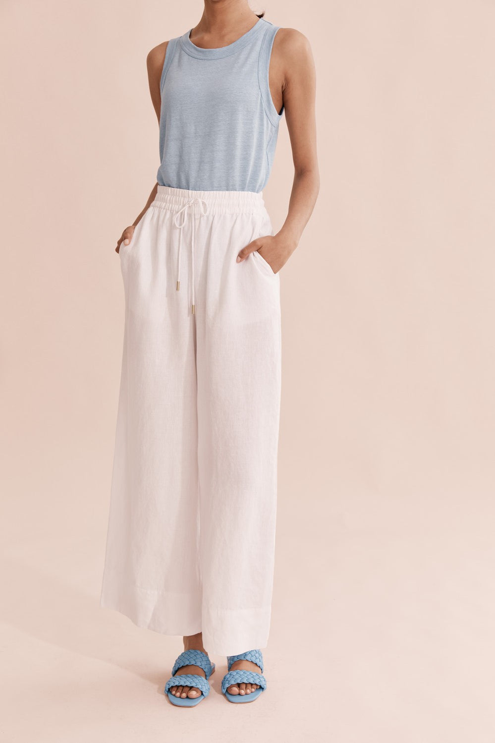 Linen Palazzo Pant