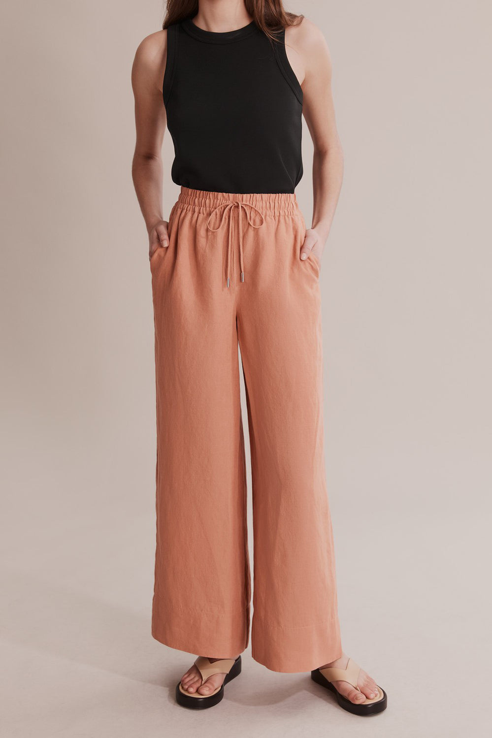 Linen Palazzo Pant