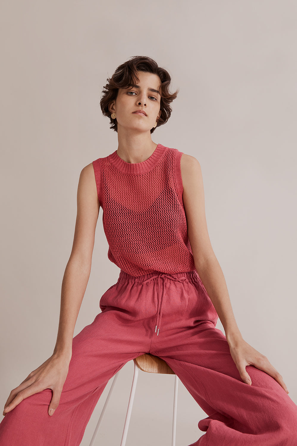 Linen Palazzo Pant