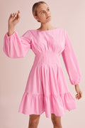 Cotton Poplin Mini Dress