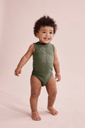 Cotton Giraffe Rib Bodysuit