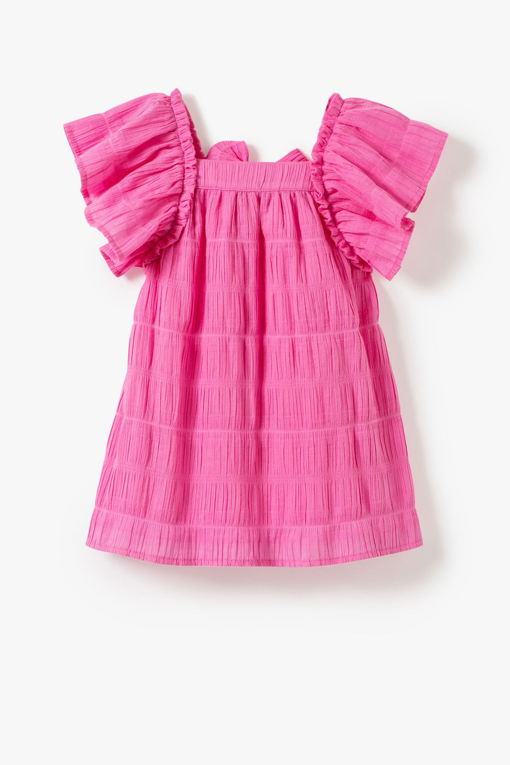 Crinkle Ruffle Dress