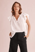 Ruffle Neck Blouse