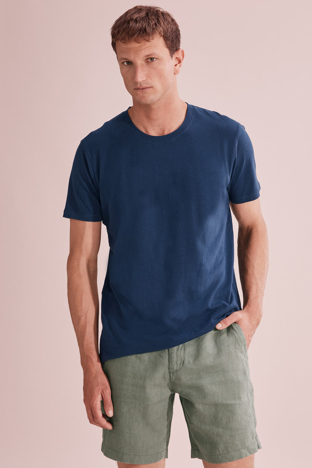 Regular Cotton Linen T-Shirt