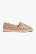Cr Logo Leather Espadrille