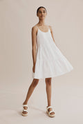 Gathered Mini Dress