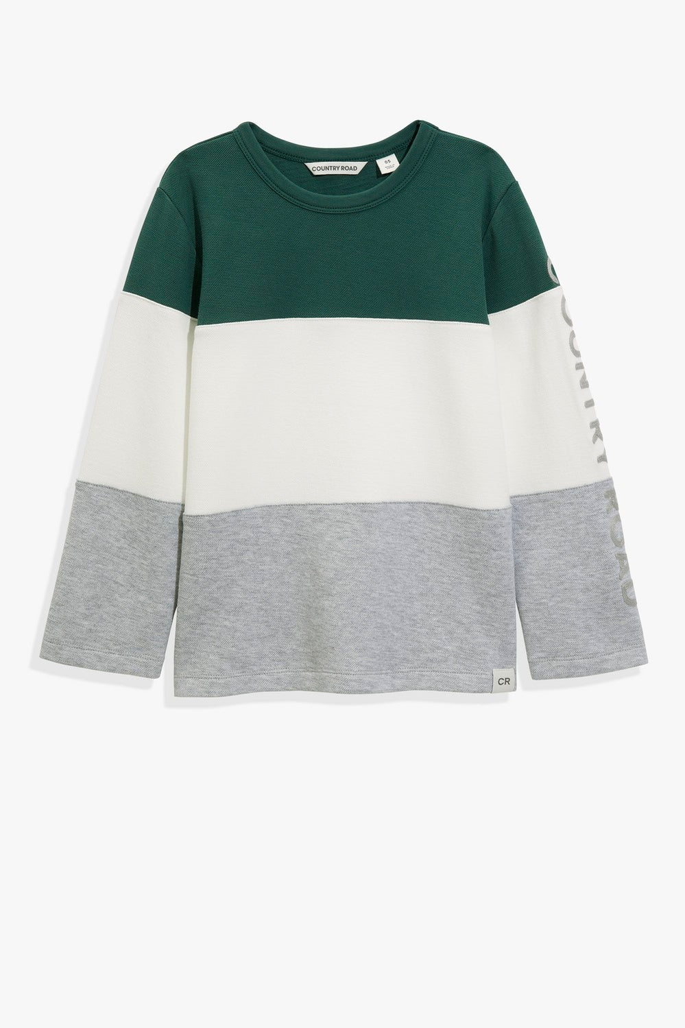 Cotton Block Stripe T-Shirt