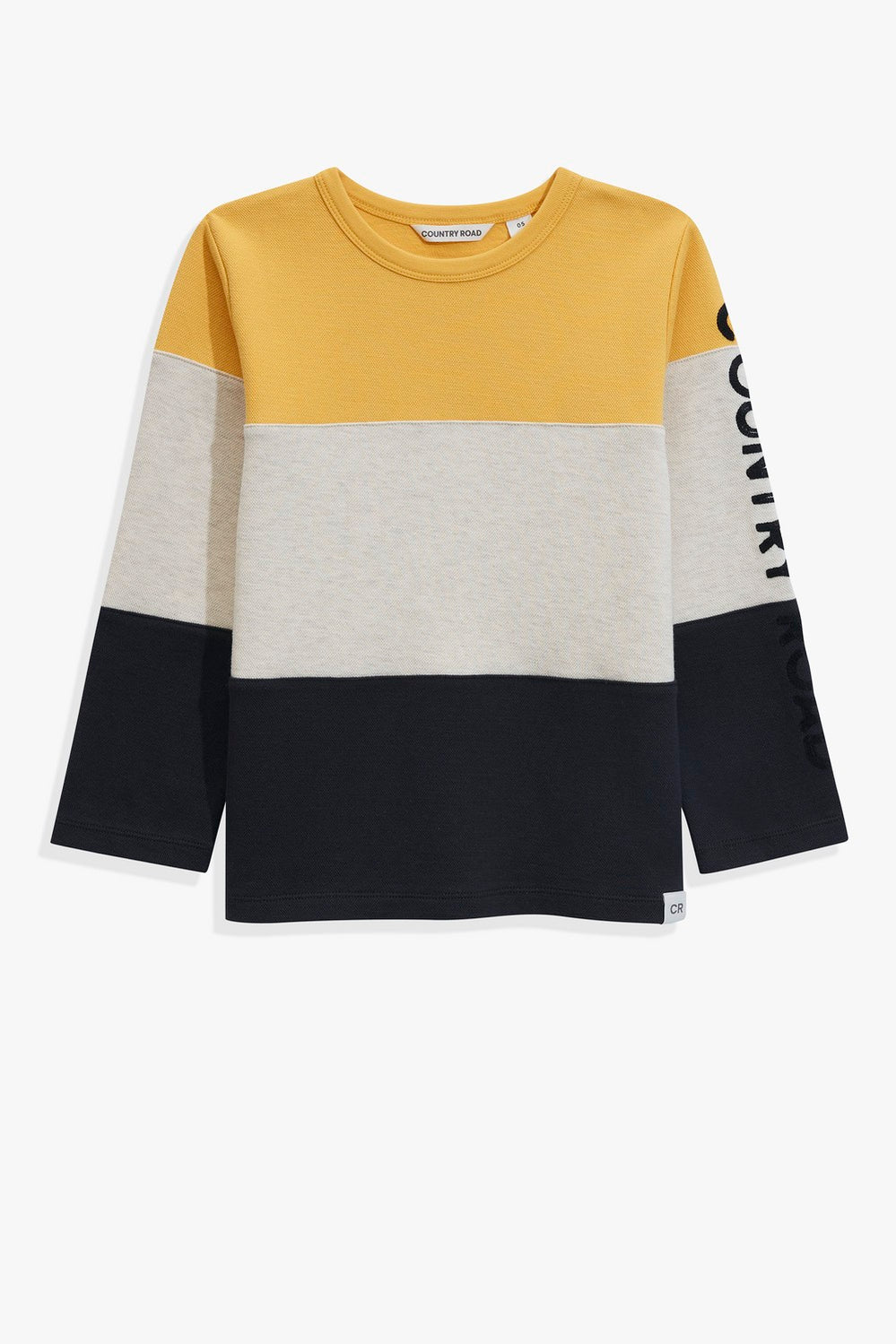 Cotton Block Stripe T-Shirt