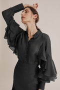 Ruffle Sleeve Shirt
