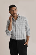 Regular Tonal Check Travel Shirt