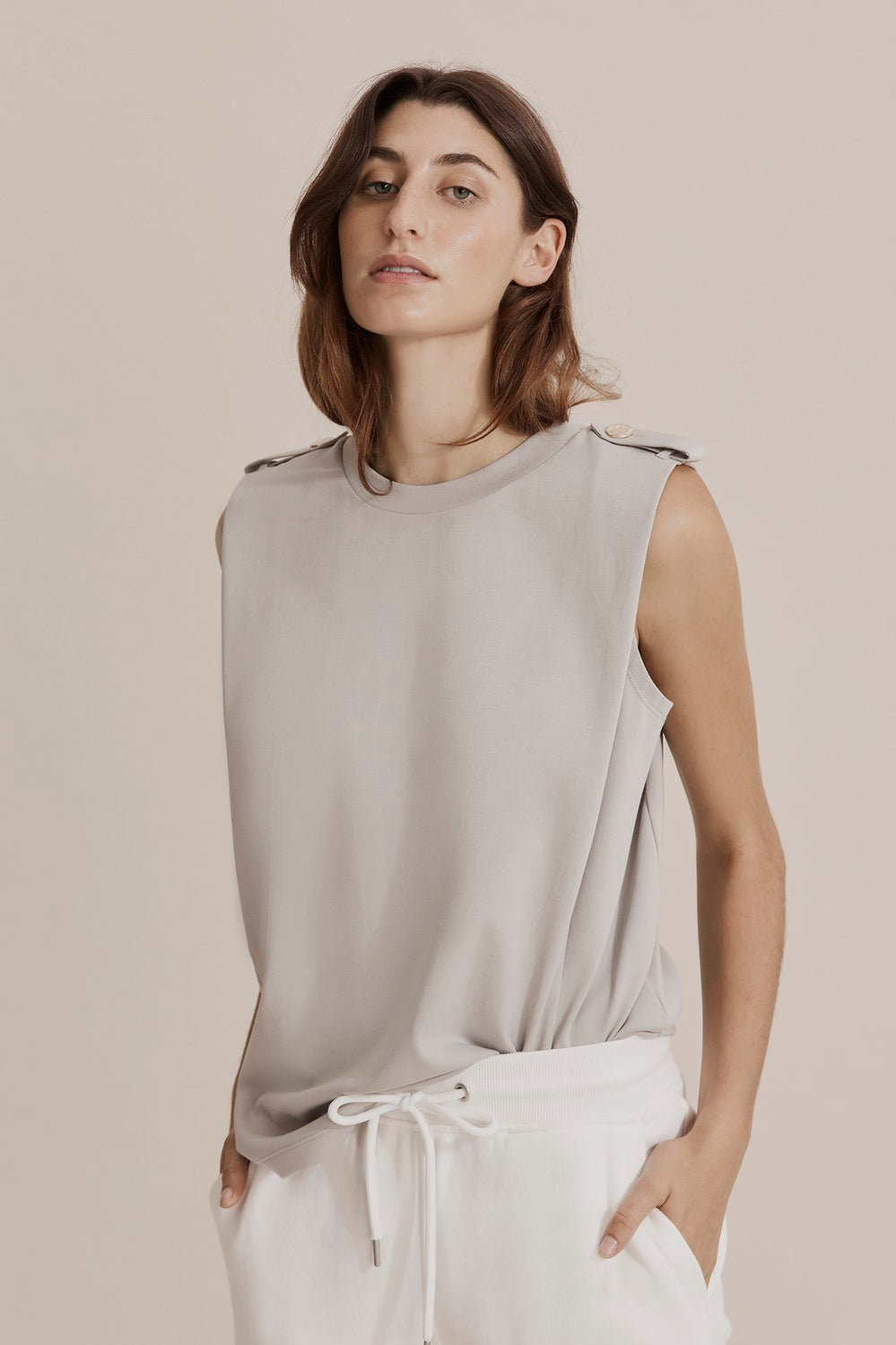 Epaulette Detail Tank