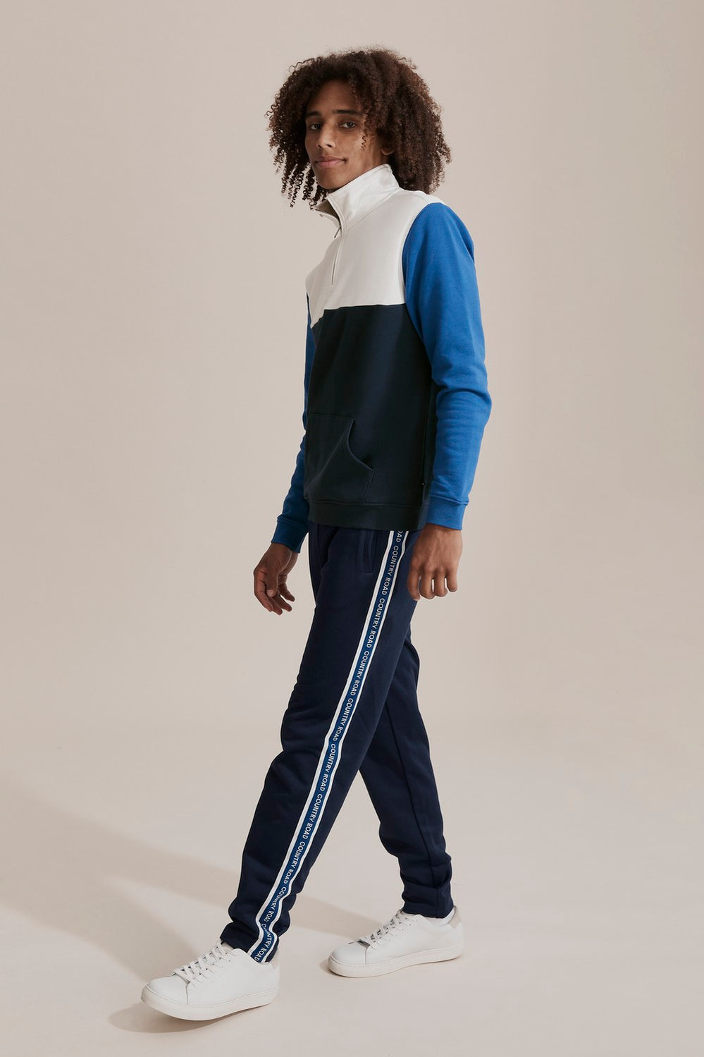 Teen Cotton Half Zip Sweat