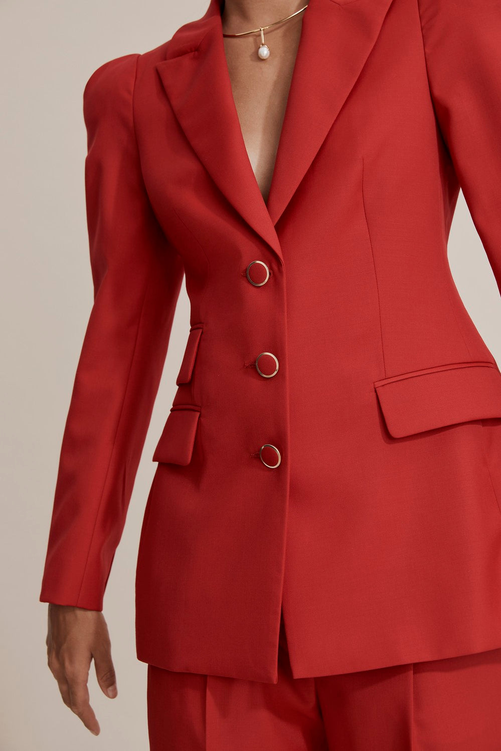 Puff Sleeve Blazer