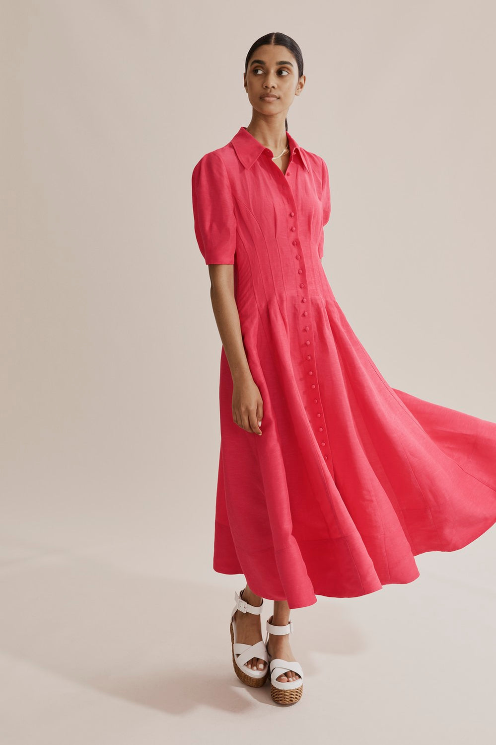 Midi Shirt Dress