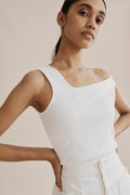 One Shoulder Rib Top