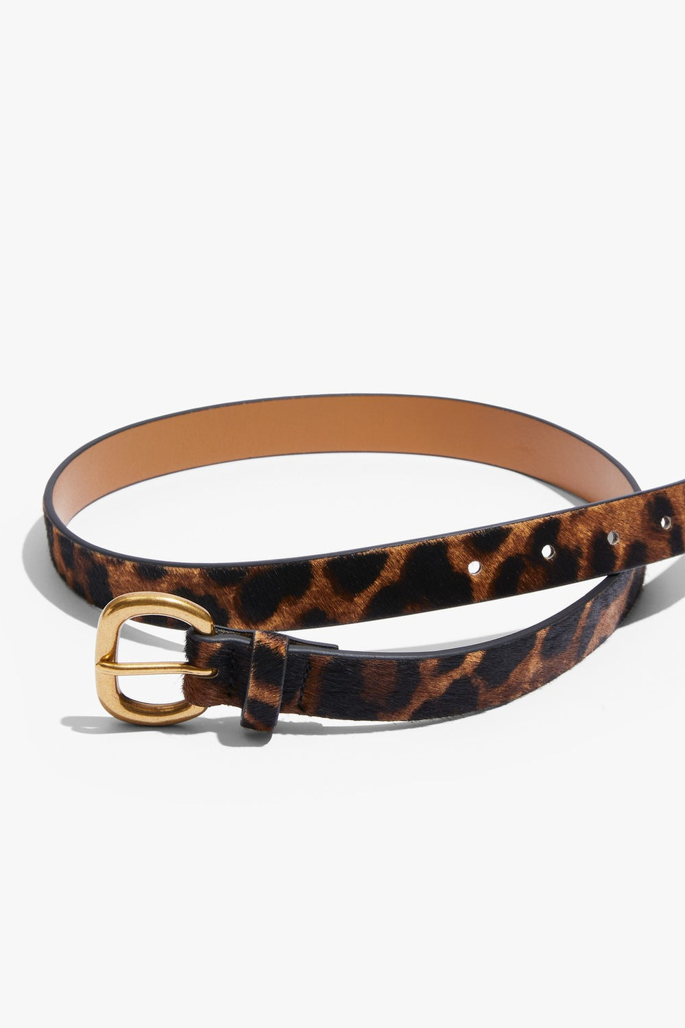 Skinny Solid Buckle Belt