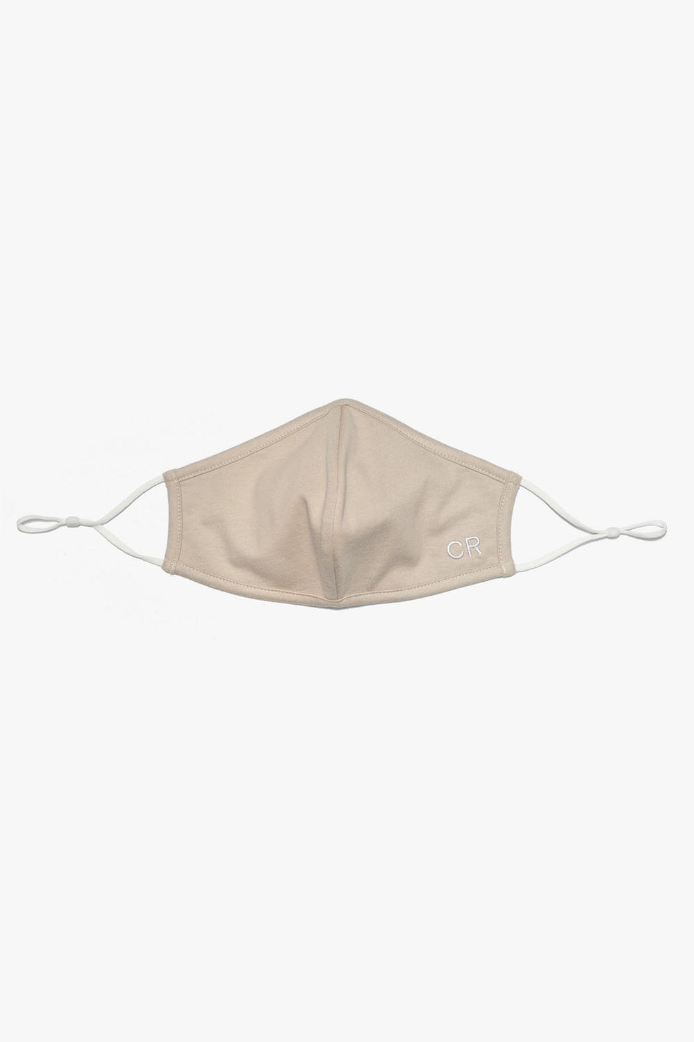 Cr Embroidered Cotton Mask