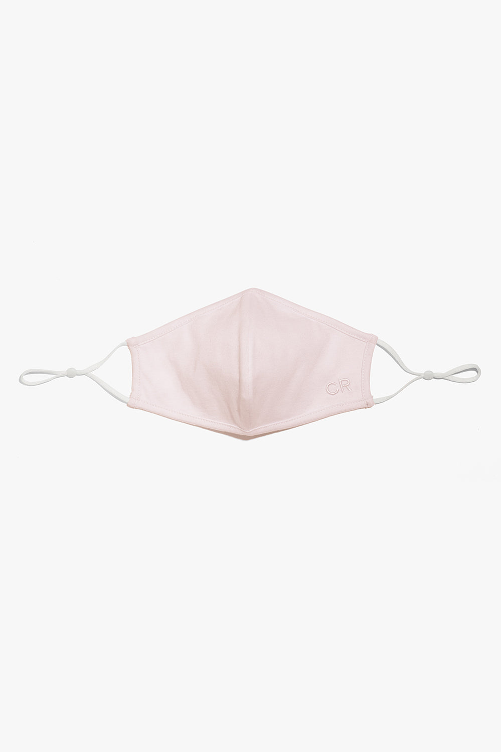 Cr Embroidered Cotton Mask