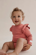 Cotton Rib Frill Bodysuit