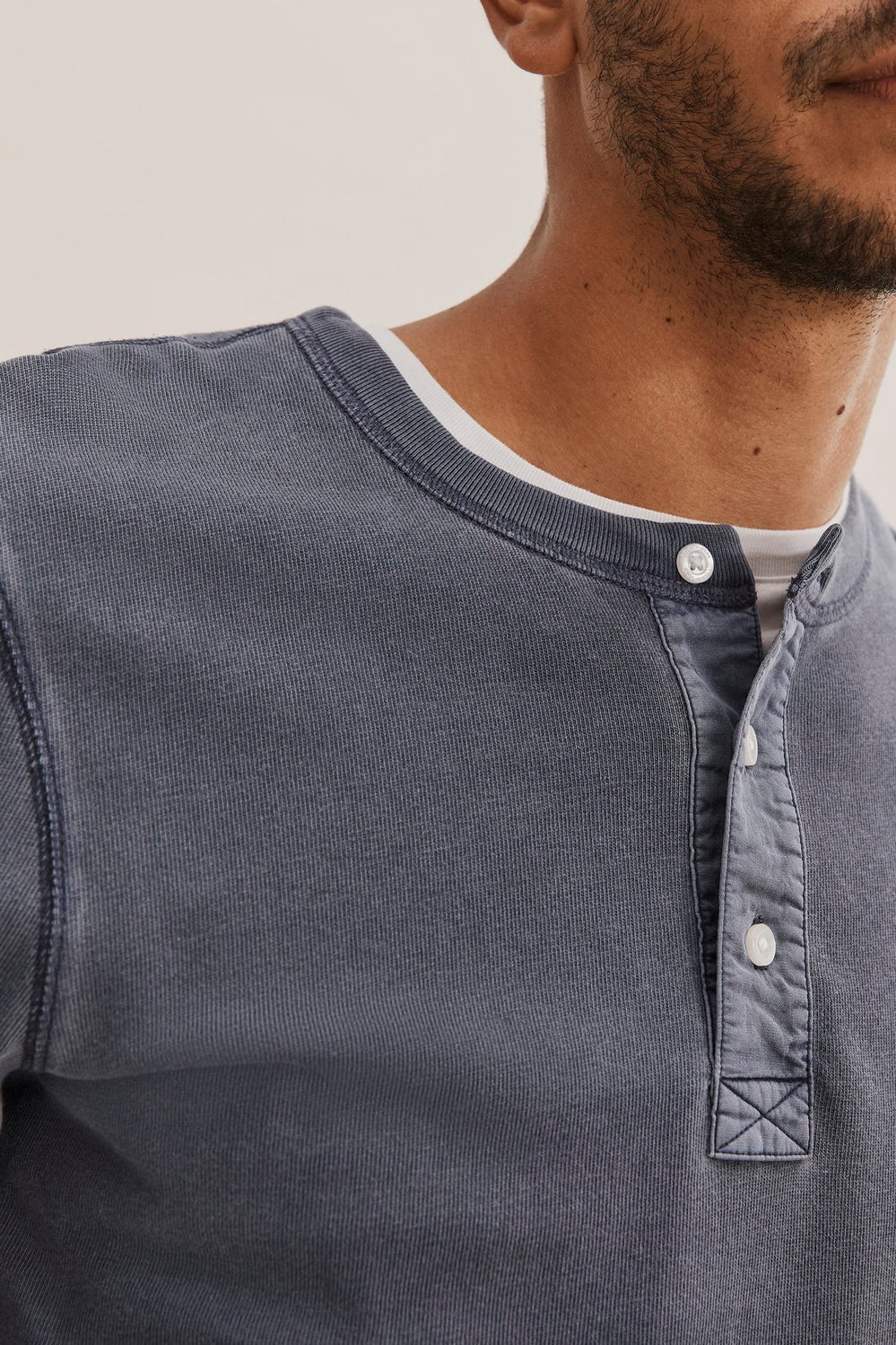 Vintage Wash Henley