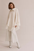 Knit High Neck Poncho