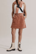 Cord Pull On Skirt