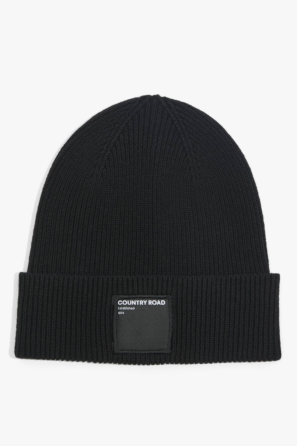 Branded Rib Beanie