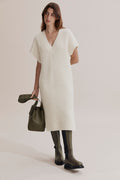 Knit Rib Detail Dress