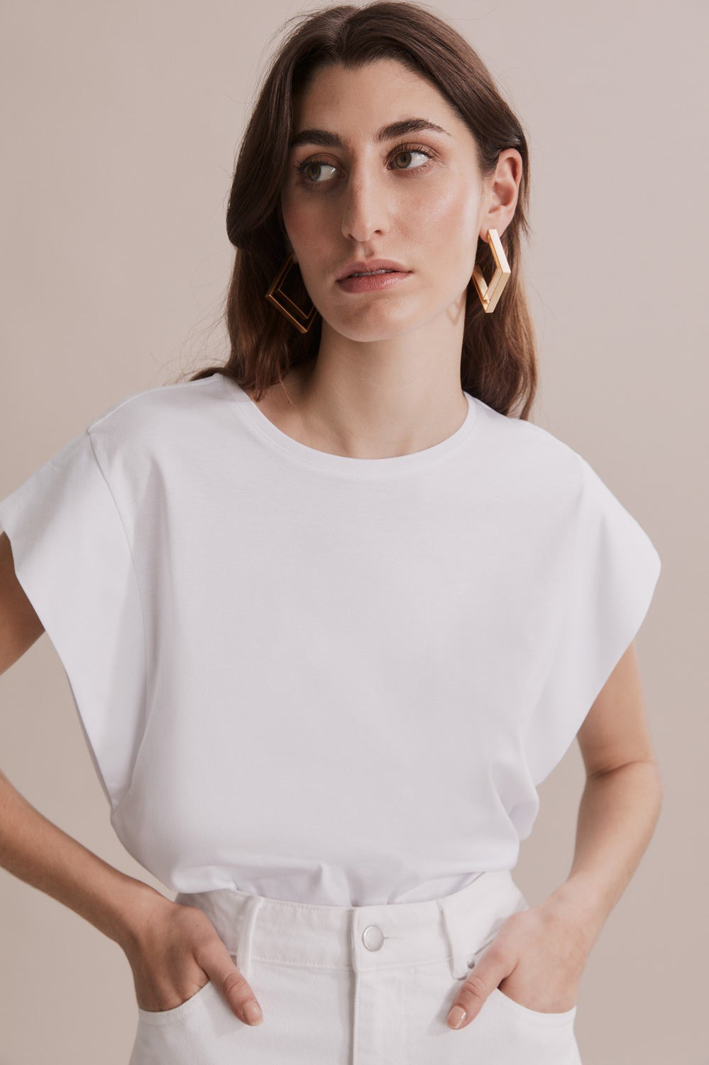 Mercerised Extended T-Shirt