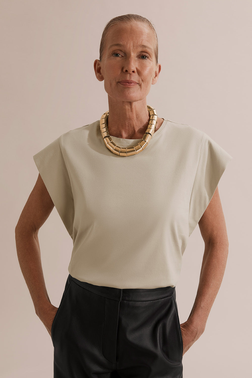 Mercerised Extended T-Shirt