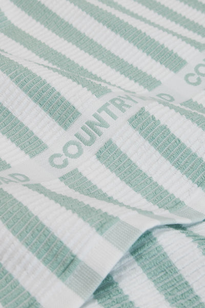 Cr Stripe Australian Cotton Tea Towel Pack Of 3