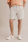 Linen Button Front Short