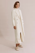 Button Detail Soft Coat