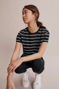 Teen Cotton Basic Stripe T-Shirt