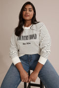 Cotton Stripe Heritage Sweat