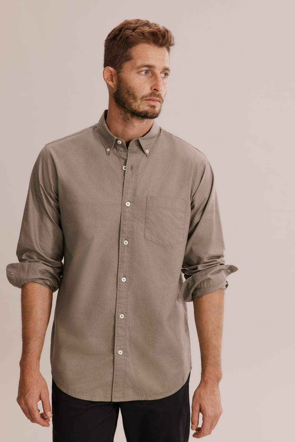 Regular Fit Washed Oxford Shirt