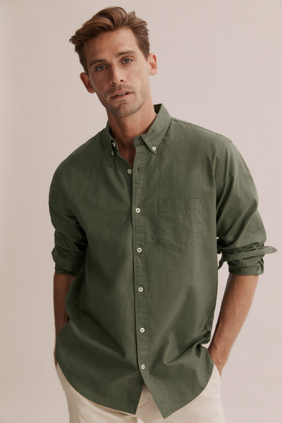 Regular Fit Washed Oxford Shirt