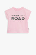 Organically Grown Cotton Sequin Logo T-Shirt
