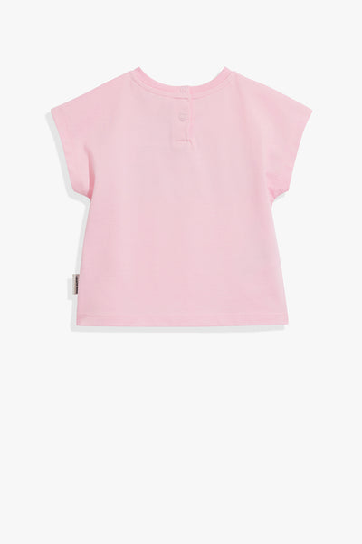 Organically Grown Cotton Sequin Logo T-Shirt