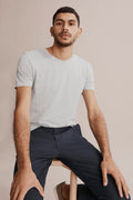 Micro Stripe Pima Crew T-Shirt