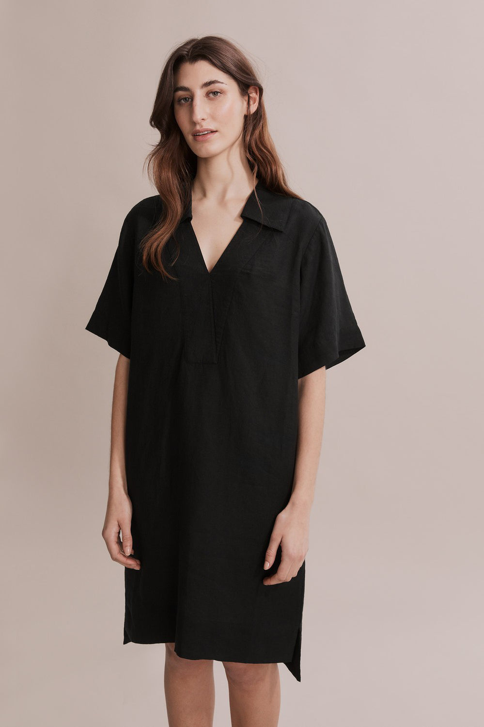 Linen Popover Dress