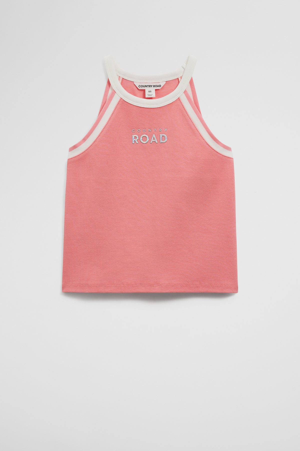 Cotton Logo Halter Tank